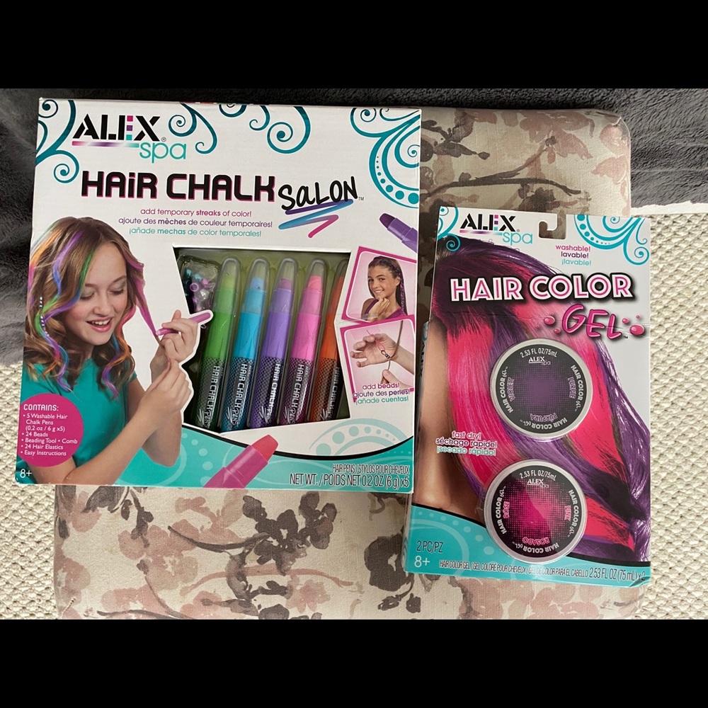 Bundle unopened Girls Alex Spa hair kits
